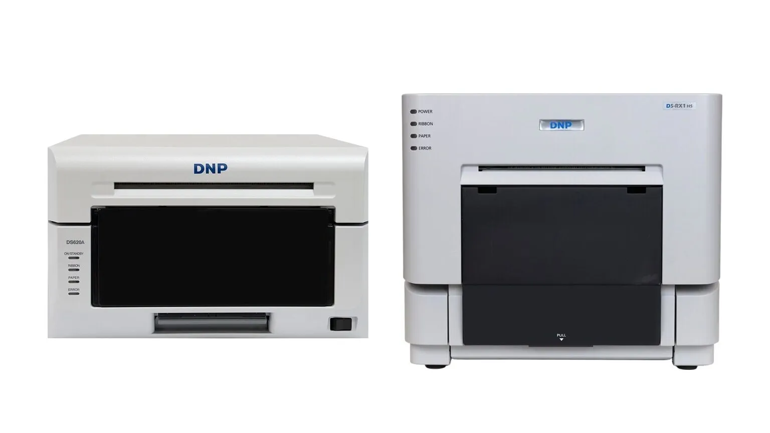 DNP dye sublimation printers with freshly printed photos
