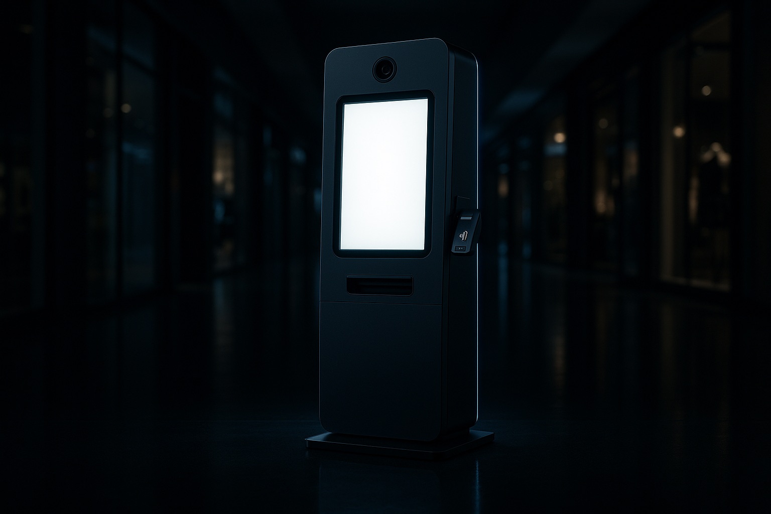 Self service vending photo booth kiosk